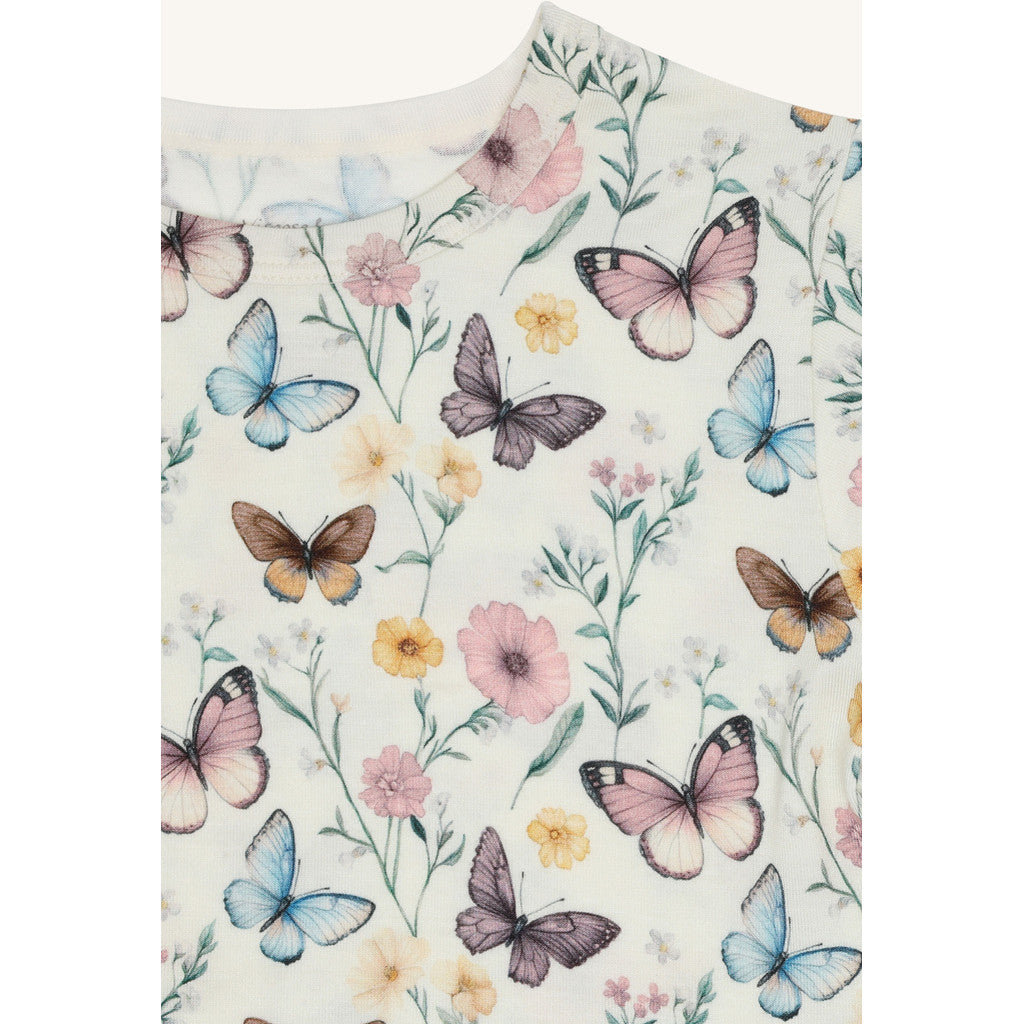 Hust & Claire HCAustin Butterfly T-shirt S/S 3270 Ivory