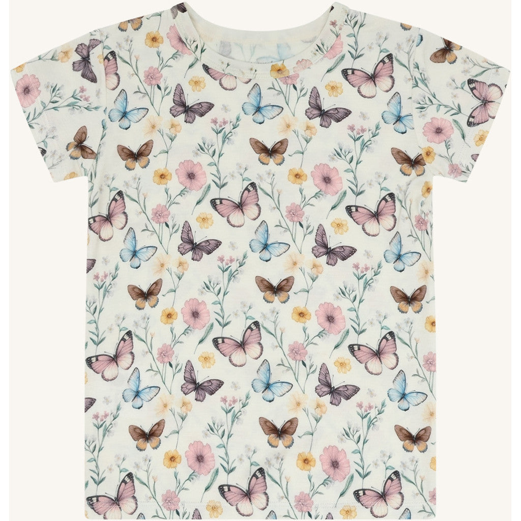 Hust & Claire HCAustin Butterfly T-shirt S/S 3270 Ivory
