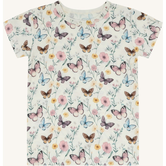 Hust & Claire HCAustin Butterfly T-shirt S/S 3270 Ivory