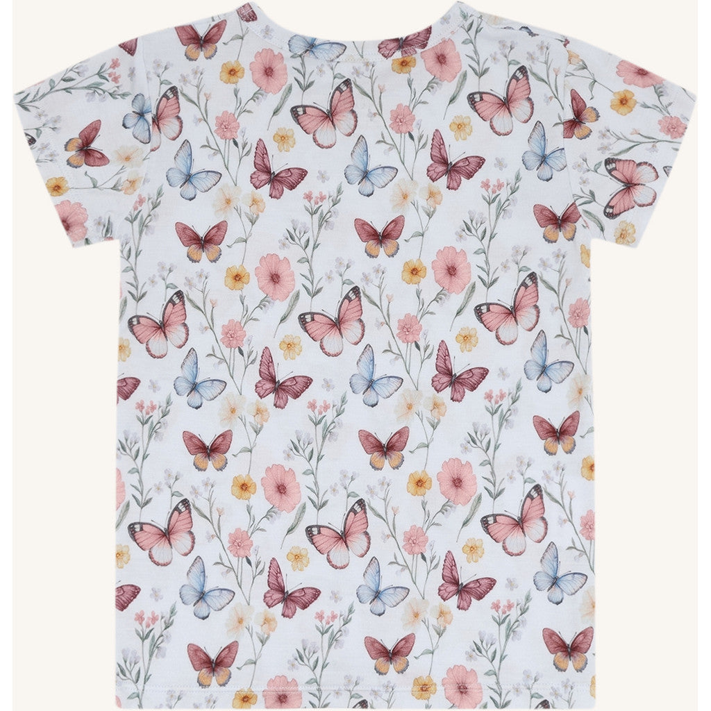 Hust & Claire HCAustin Butterfly T-shirt S/S 4000 Water