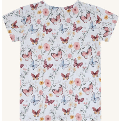 Hust & Claire HCAustin Butterfly T-shirt S/S 4000 Water