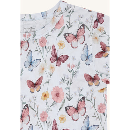 Hust & Claire HCAustin Butterfly T-shirt S/S 4000 Water