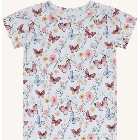 Hust & Claire HCAustin Butterfly T-shirt S/S 4000 Water