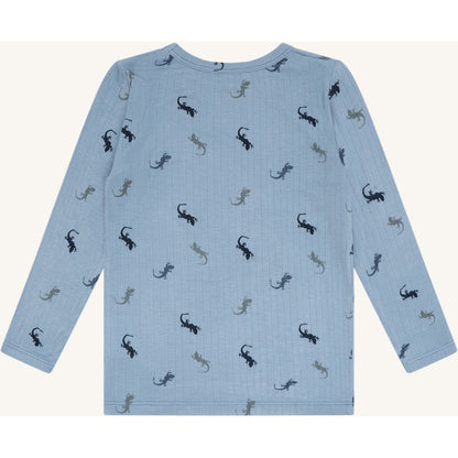 Hust & Claire HCAustin Lizards T-shirt L/S 3157 Light Blue
