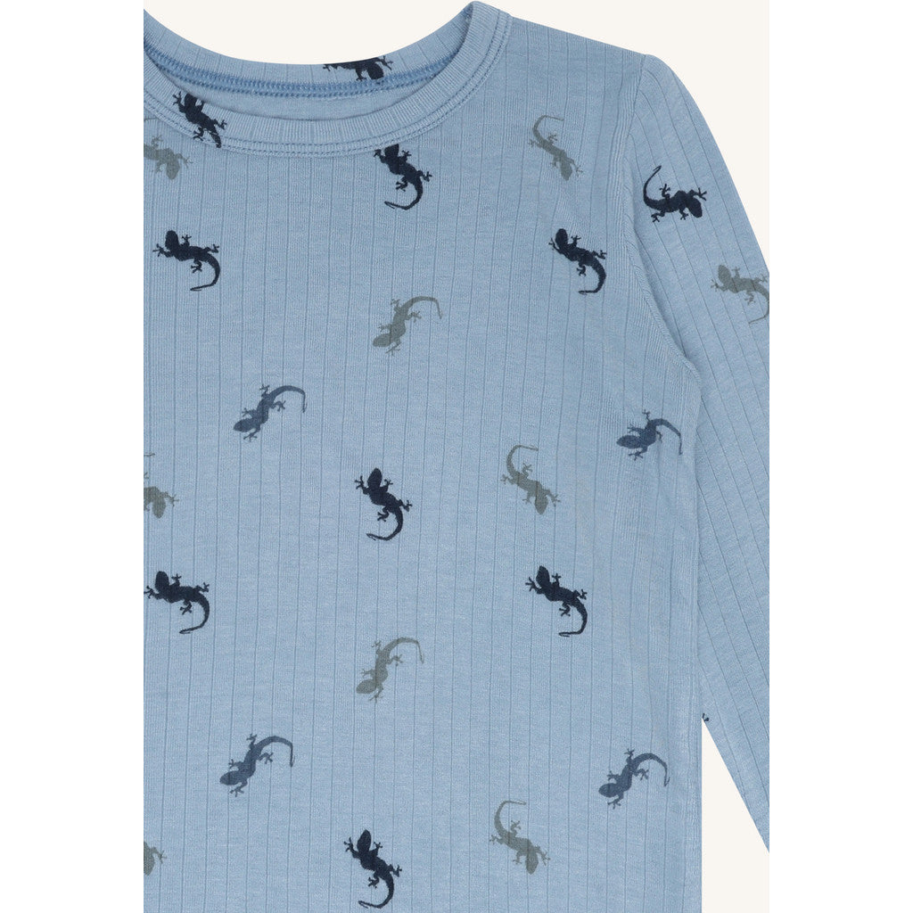 Hust & Claire HCAustin Lizards T-shirt L/S 3157 Light Blue