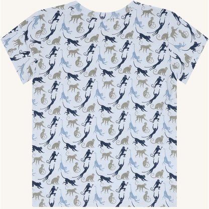 Hust & Claire HCAustin Monkey Sun T-shirt S/S 4000 Water
