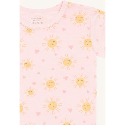 Hust & Claire HCAustin Monkey Sun T-shirt S/S 4319 Chalk Pink