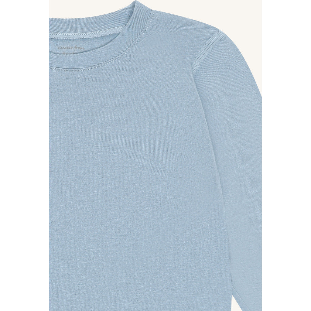 Hust & Claire HCAustin Solid T-shirt L/S 3157 Light Blue