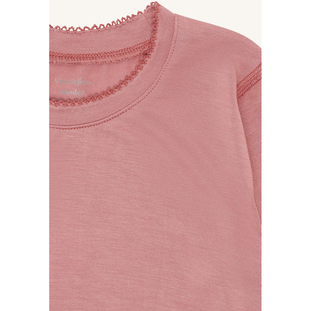 Hust & Claire HCAustin Solid T-shirt L/S 3653 Old Rosie