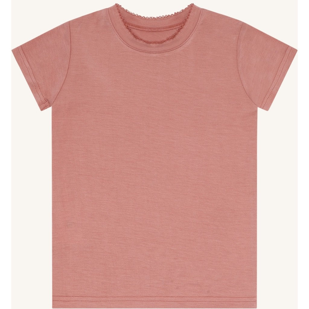 Hust & Claire HCAustin Solid T-shirt S/S 3653 Old Rosie