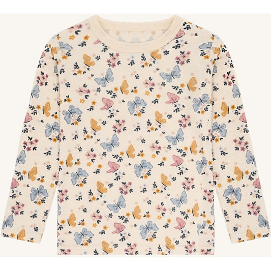 Hust & Claire HCAwo Butterfly T-shirt L/S 3290 Off White
