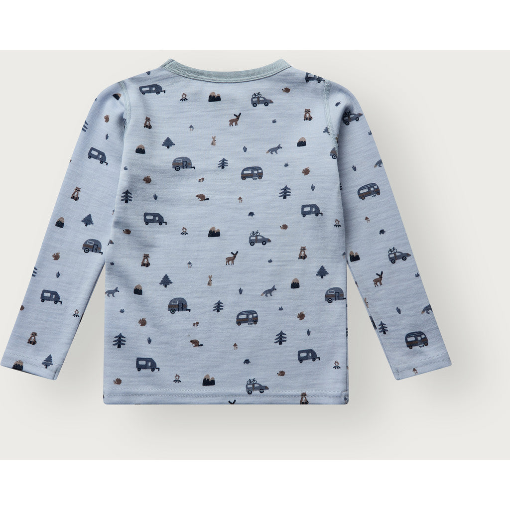 Hust & Claire HCAwo Camp T-shirt L/S 4117 Baby Blue