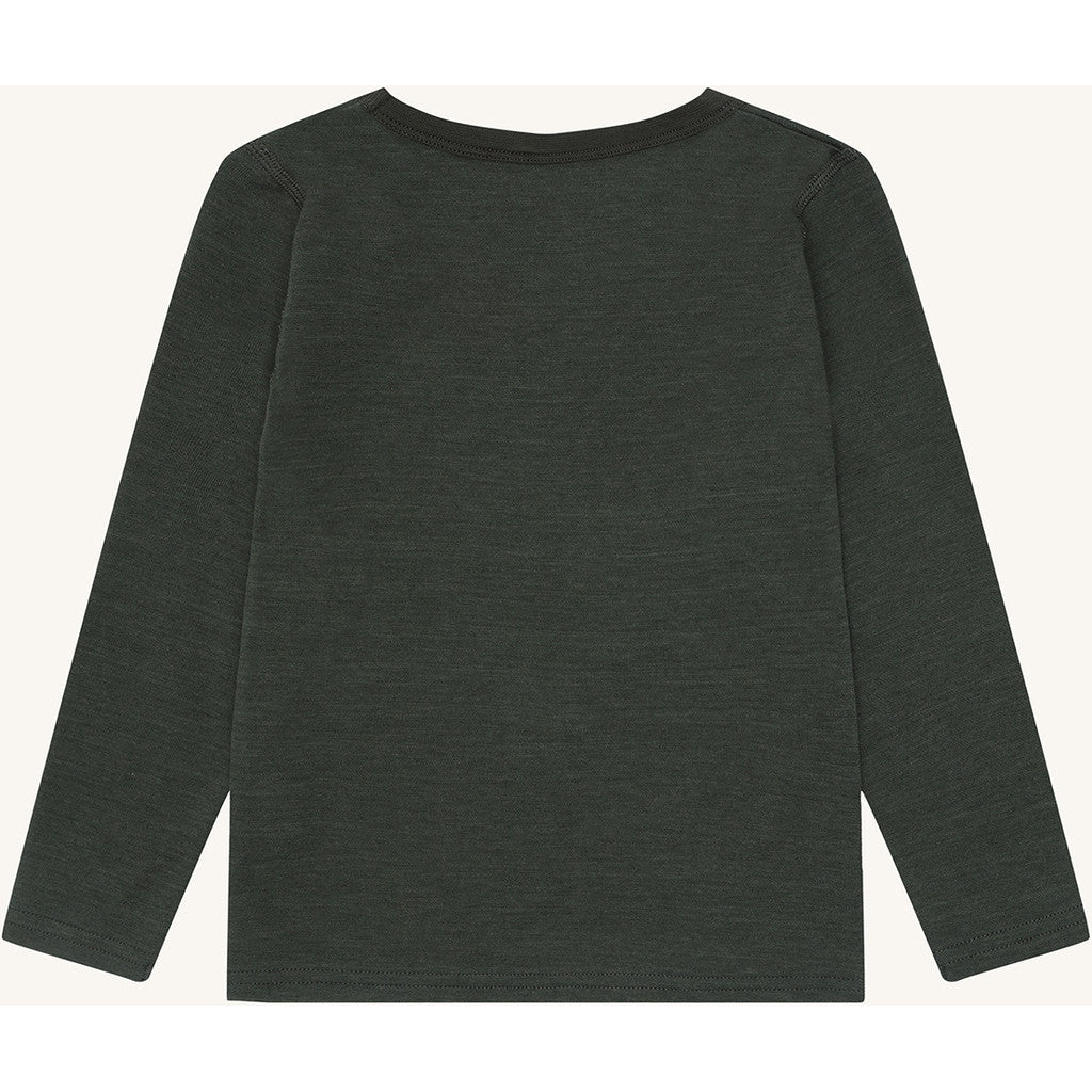 Hust & Claire HCAwo Solid T-shirt L/S 3461 Deep Ivy