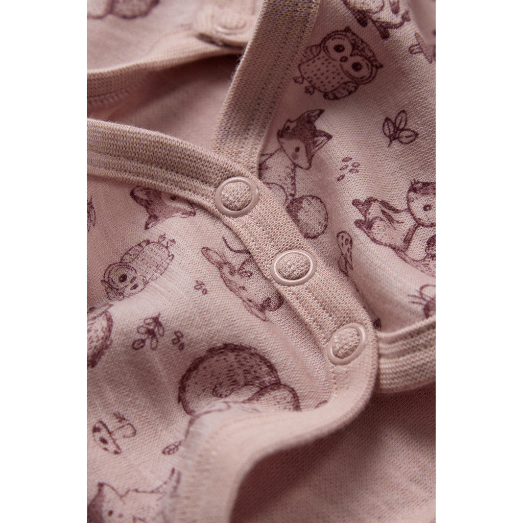 Hust & Claire HCBo Wrap Woodland Bodystocking L/S 3366 Dusty Rose