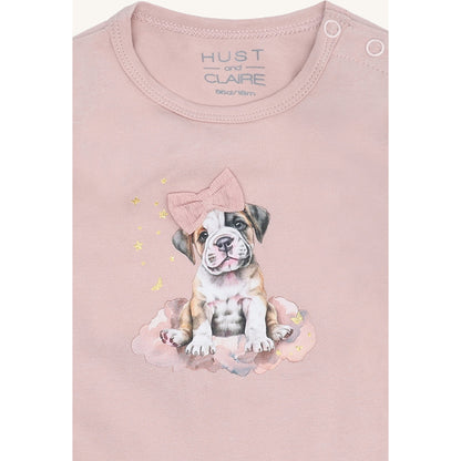 Hust & Claire HCBri Sweet Puppy Bodystocking L/S 3735 Adobe Rose