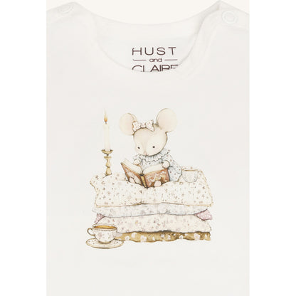 Hust & Claire HCBritt mouse Bodystocking L/S 3270 Ivory
