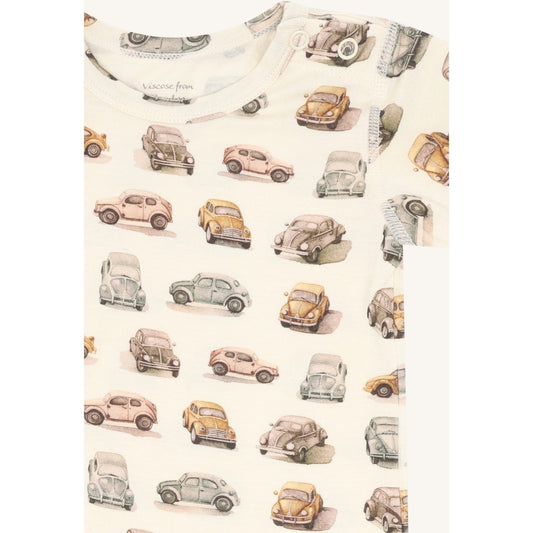 Hust & Claire HCBuller Retro Cars Bodystocking S/S 3517 Sandshell
