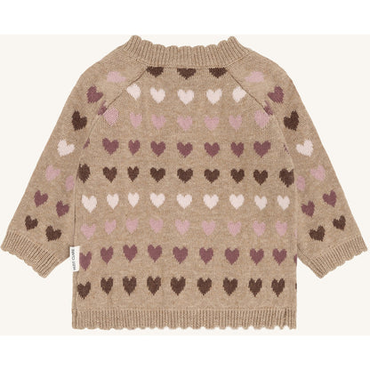 Hust & Claire HCCall Hearts Cardigan 3554 Biscuit