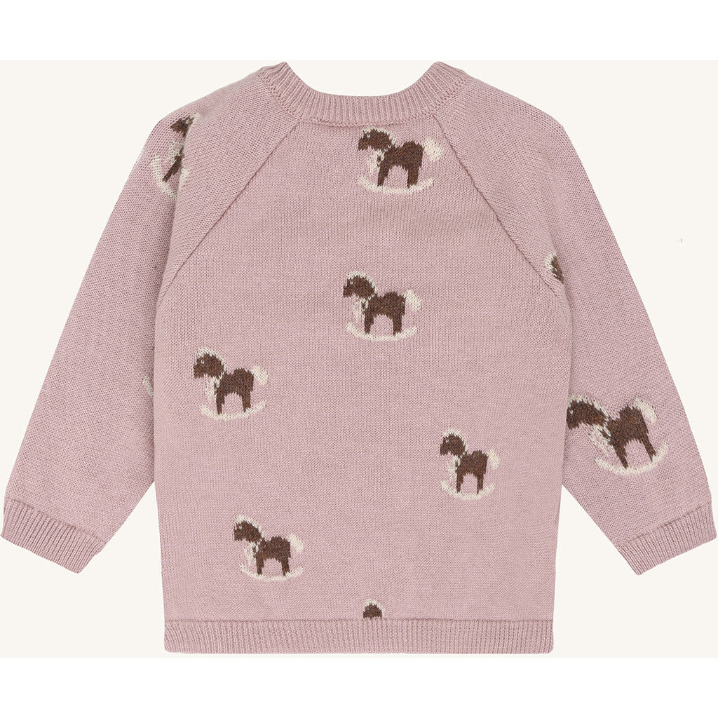 Hust & Claire HCCall Jacquard Cardigan 3875 Heather