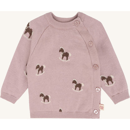 Hust & Claire HCCall Jacquard Cardigan 3875 Heather