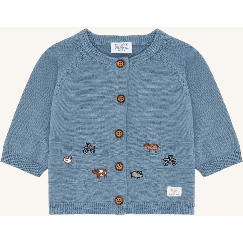 Hust & Claire HCCall Knit Cardigan 3157 Light Blue