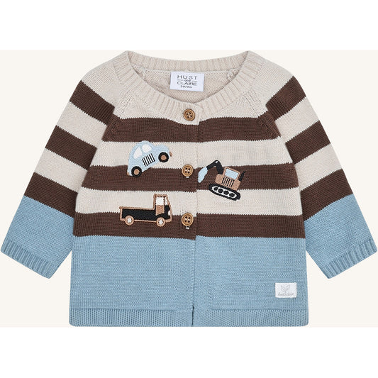 Hust & Claire HCCall Knit play Cardigan 3140 Iron Blue