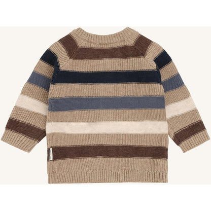 Hust & Claire HCCall Stripe Cardigan 3554 Biscuit