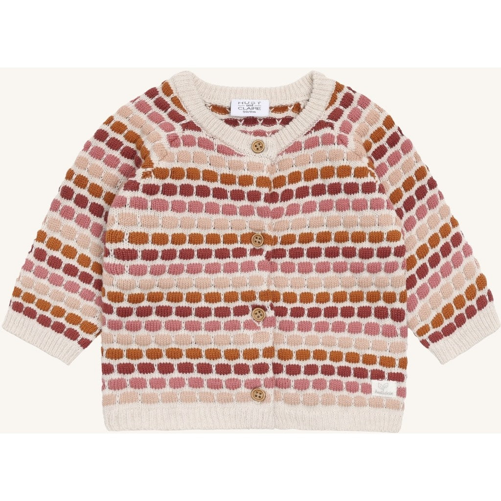 Hust & Claire HCCall dot Cardigan 3392 Dry Rose