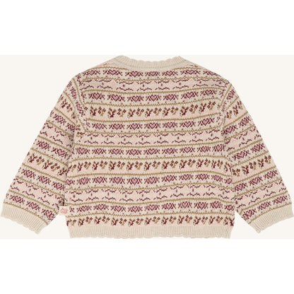 Hust & Claire HCCamilla Nordic Cardigan 4548 Old Beige Melange