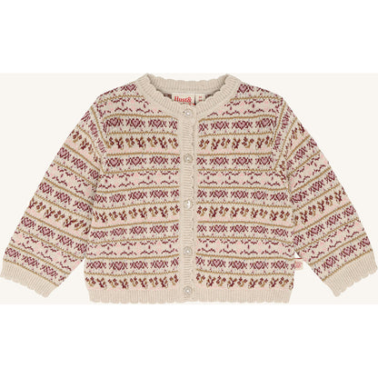 Hust & Claire HCCamilla Nordic Cardigan 4548 Old Beige Melange