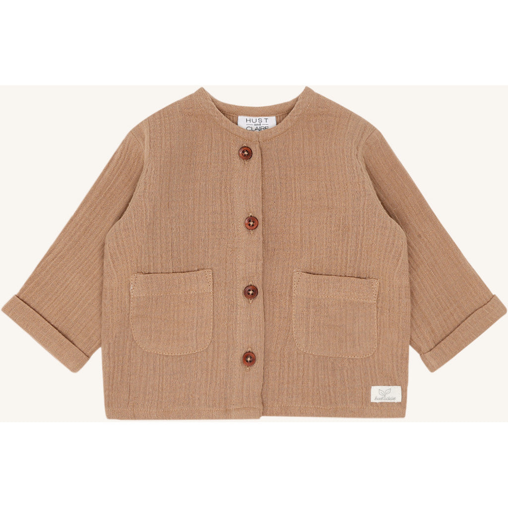 Hust & Claire HCChai Muselin Cardigan 4559 Praline