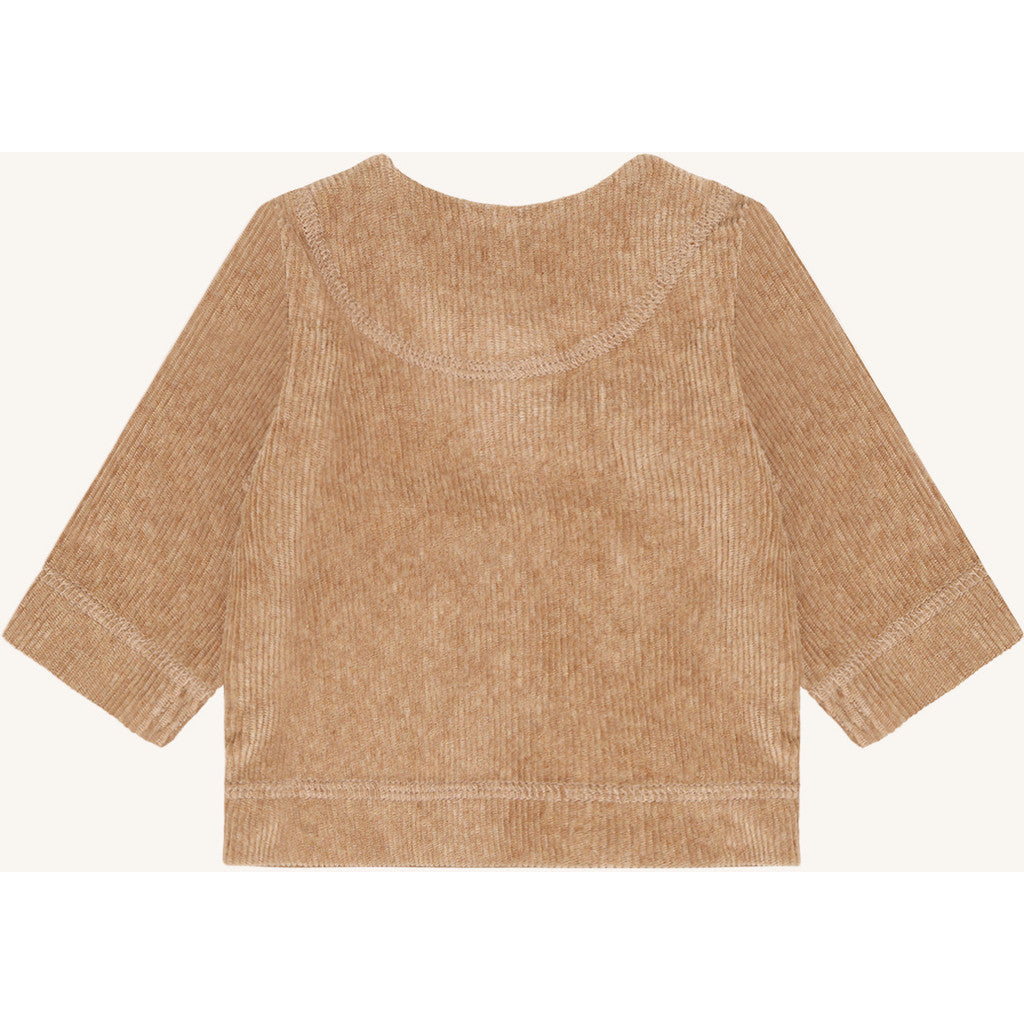 Hust & Claire HCChai Velour Cardigan 3554 Biscuit
