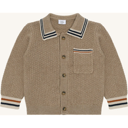 Hust & Claire HCCharli Polo cardigan Cardigan 3554 Biscuit