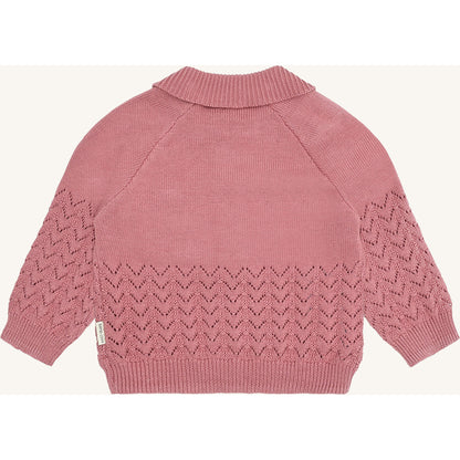 Hust & Claire HCCilja Embroidery Cardigan 3392 Dry Rose
