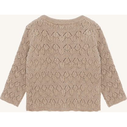 Hust & Claire HCCilja Pointelle Cardigan 3554 Biscuit