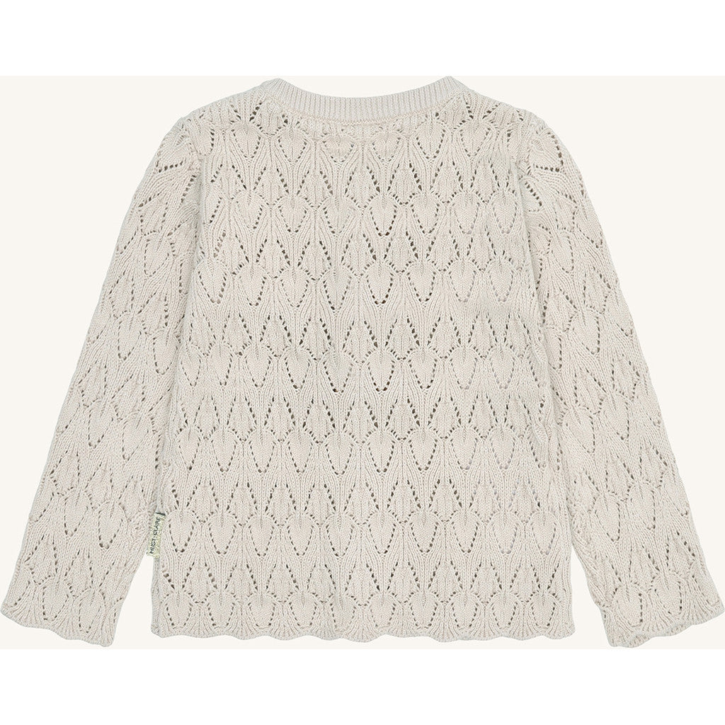Hust & Claire HCCilja Pointelle Cardigan 4501 French Oak