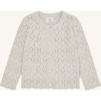 Hust & Claire HCCilja Pointelle Cardigan 4501 French Oak