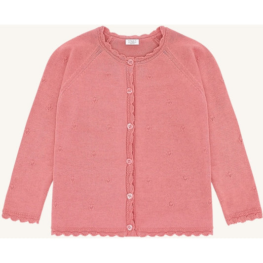 Hust & Claire HCCilja Pointelle Cardigan 3709 Sorbet