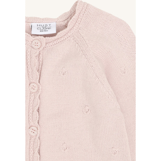 Hust & Claire HCCilja Pointelle Cardigan 3336 Hushed Pink