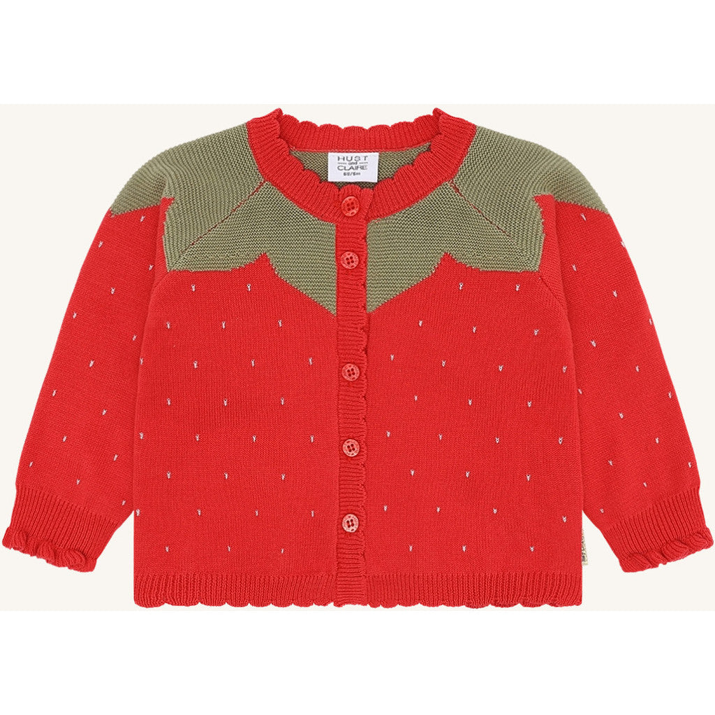Hust & Claire HCCilja Strawberry Cardigan 4308 Poppies