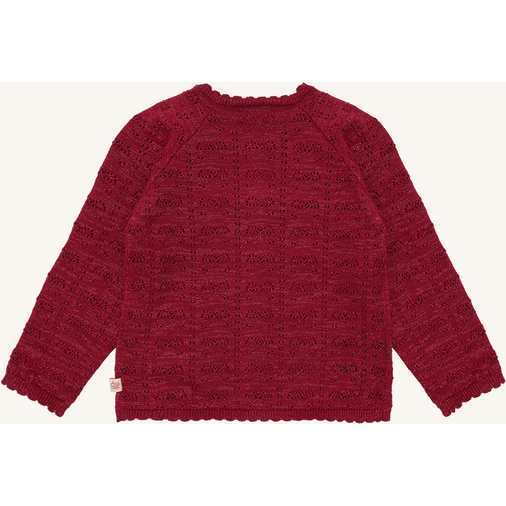 Hust & Claire HCCilja xmas Cardigan 3379 Teaberry
