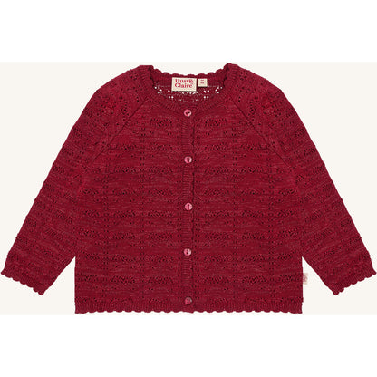 Hust & Claire HCCilja xmas Cardigan 3379 Teaberry