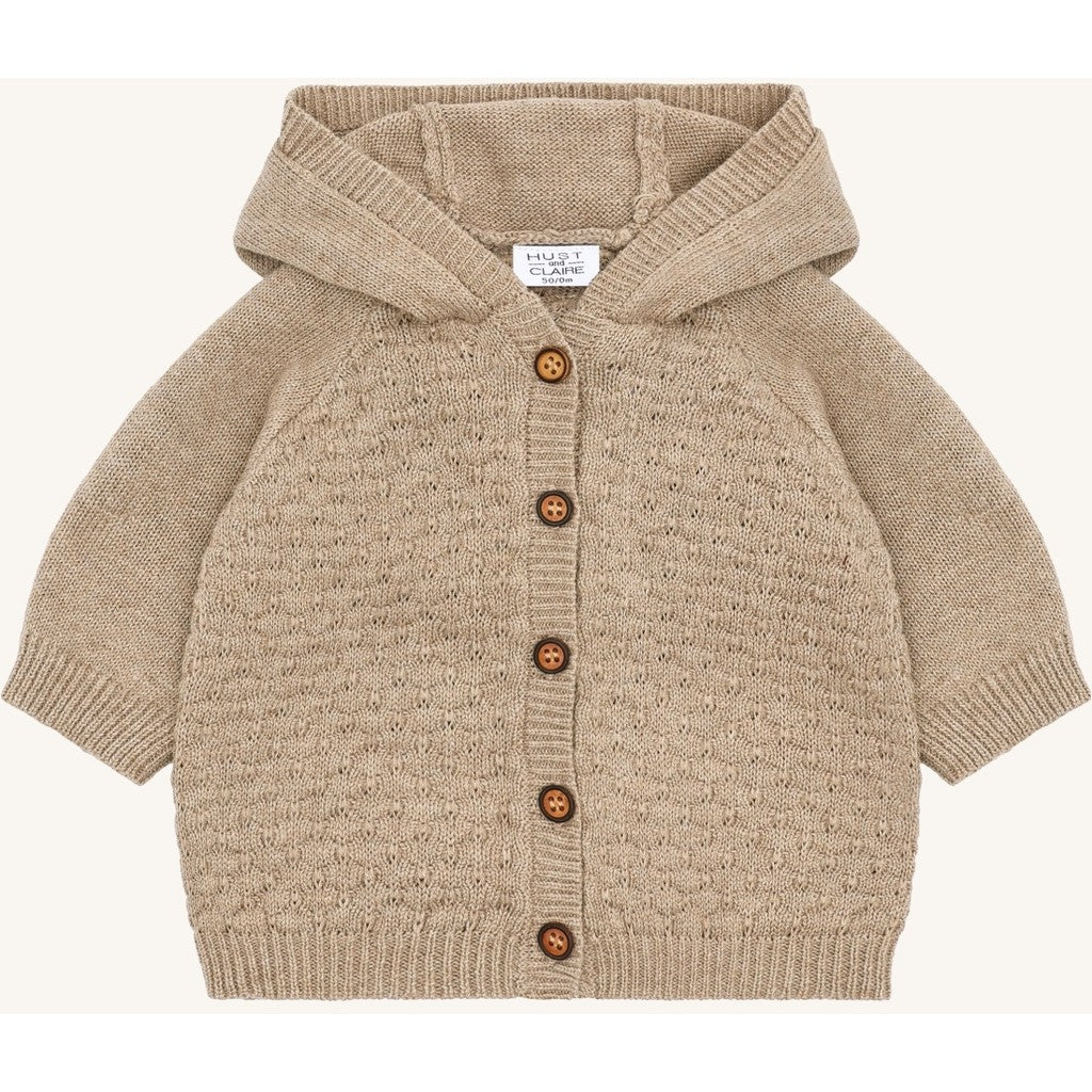 Hust & Claire HCCookie Deer Cardigan 3554 Biscuit