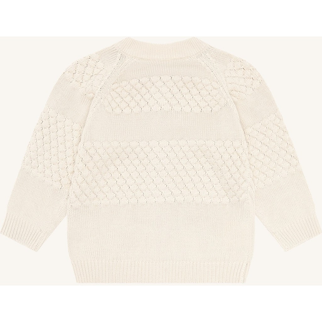 Hust & Claire HCCuno Knit Bubble Cardigan 3517 Sandshell