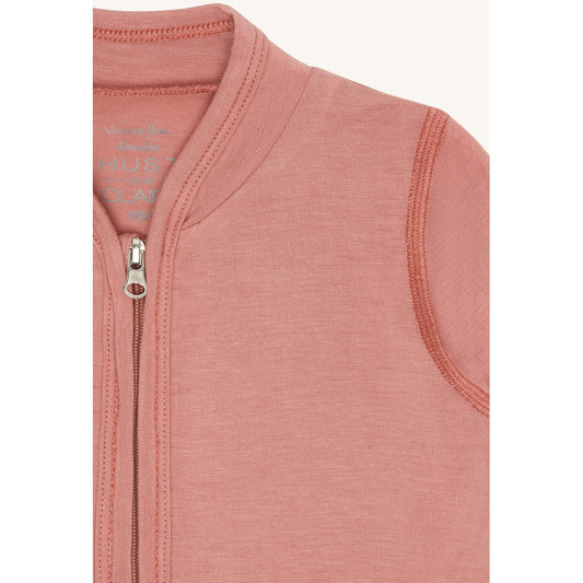 Hust & Claire HCCurd Solid Zip Cardigan 3653 Old Rosie