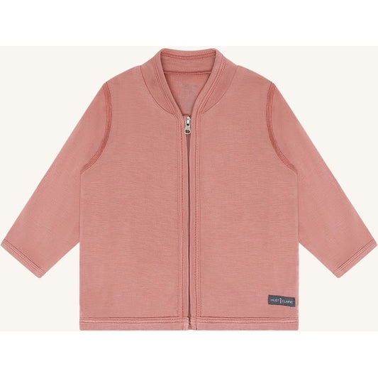 Hust & Claire HCCurd Solid Zip Cardigan 3653 Old Rosie