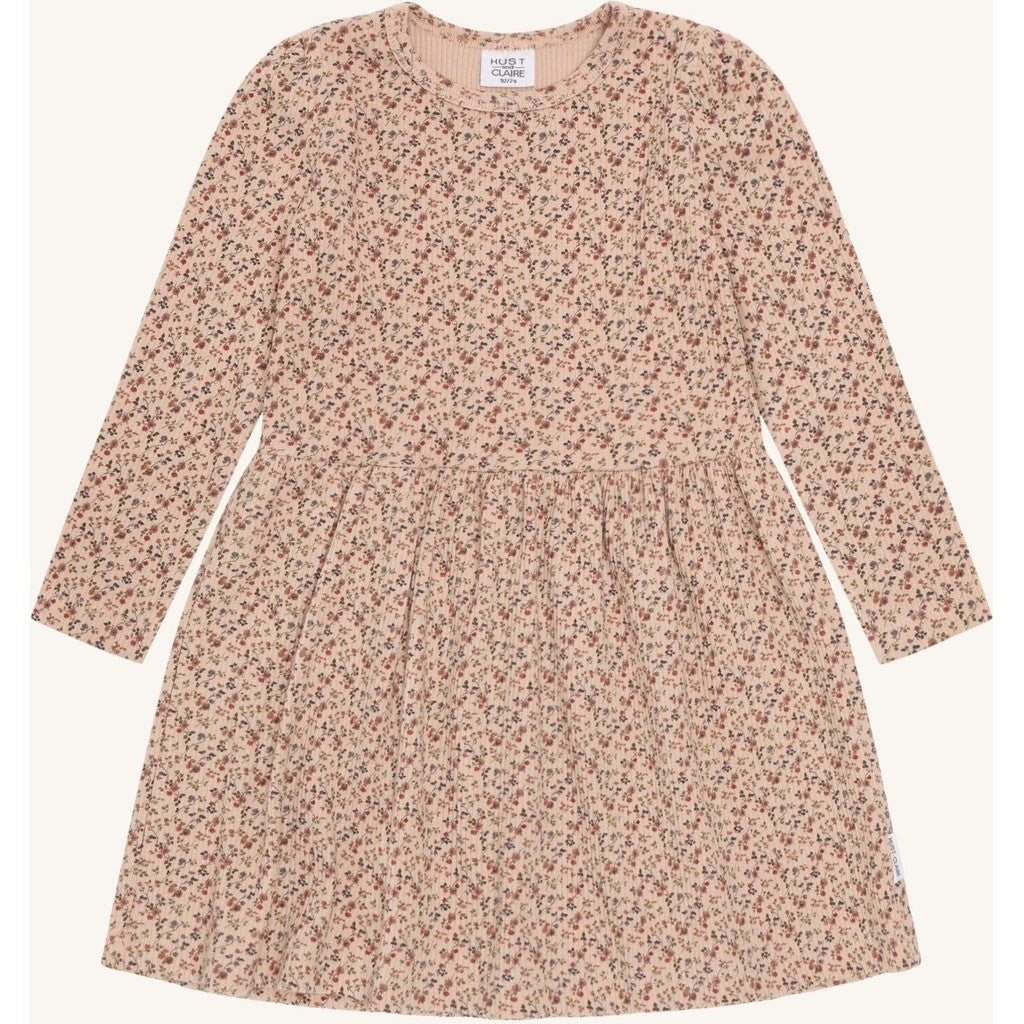 Hust & Claire HCDonna Little roses W25 Dresses 3549 Rugby Tan