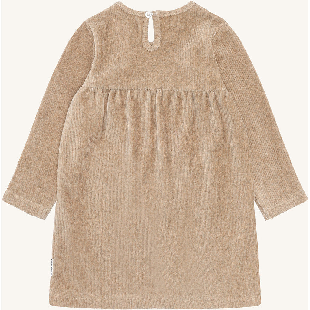 Hust & Claire HCDonna Ottoman velour - solid Dresses 3554 Biscuit