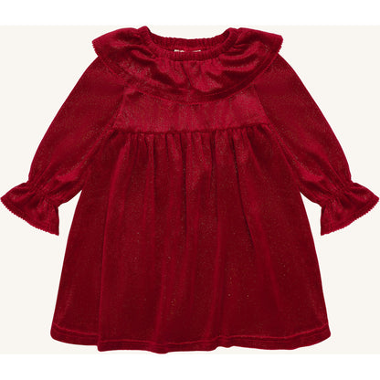 Hust & Claire HCDonna Velour dress Dresses 3379 Teaberry