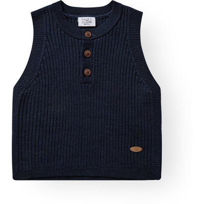 Hust & Claire HCEdi Wool Rib Knit Knitwear 3146 Blues